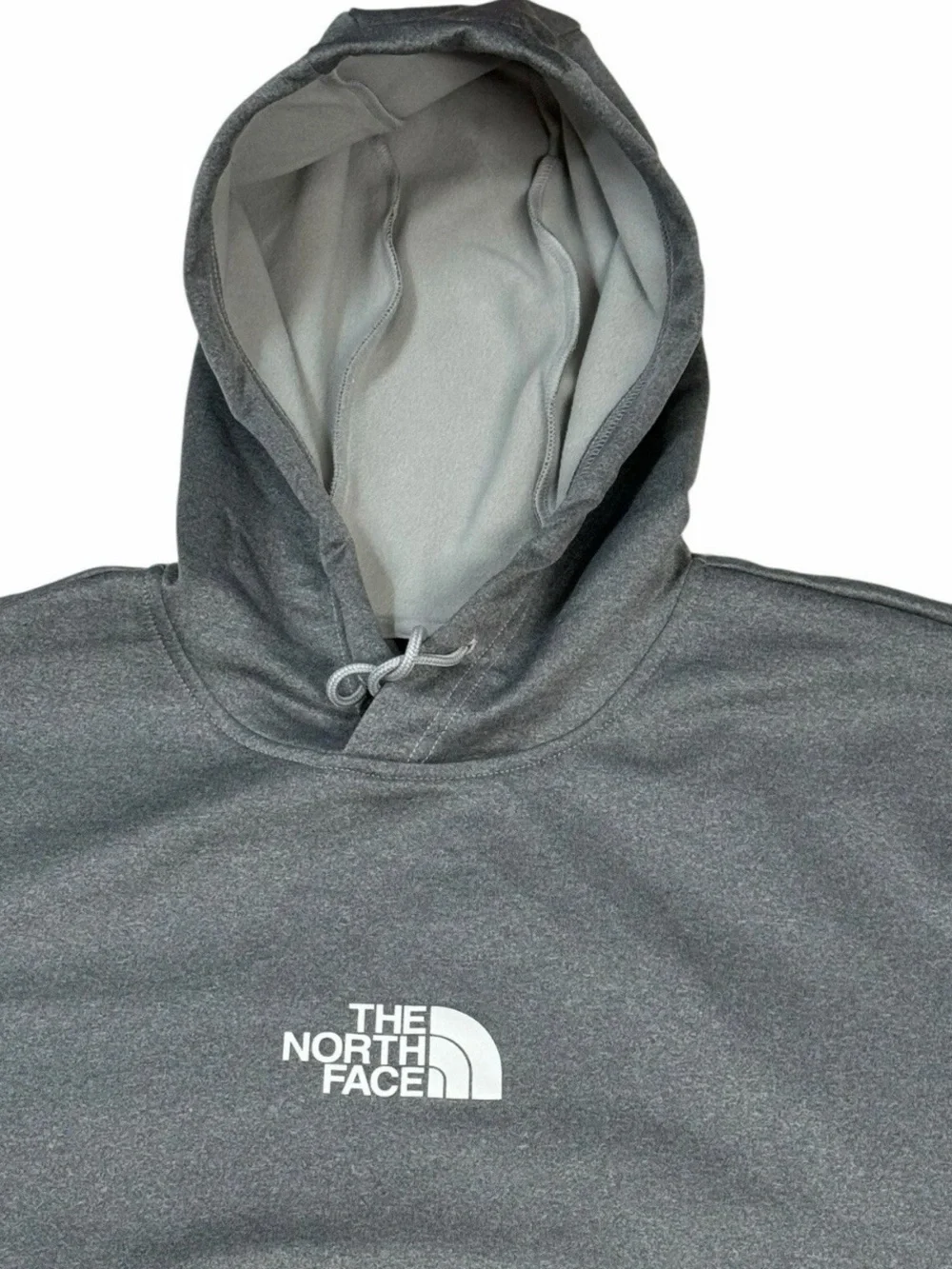 The North Face Men's Dark Gray Pullover Hoodie with Chest Logo